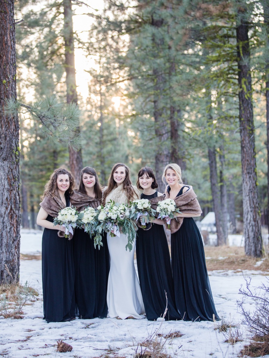A Wintry New Years Eve Wedding Under the Stars