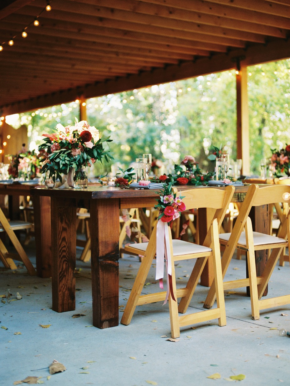 indoor outdoor wedding reception