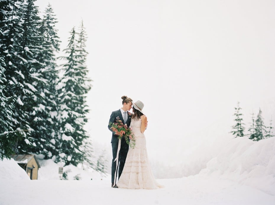how to have an alternative boho winter wedding