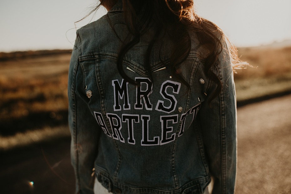 DIY jacket idea for the bride