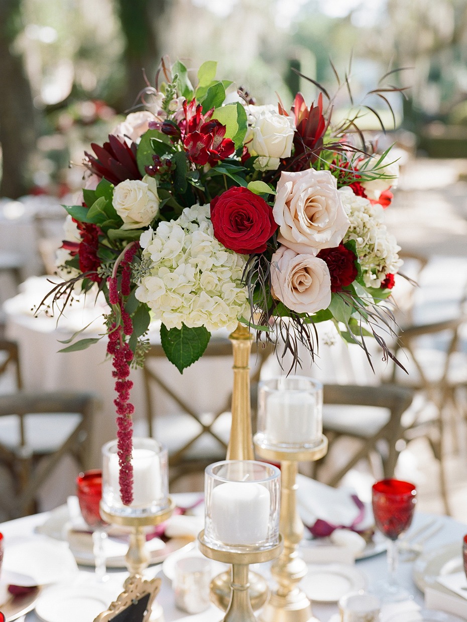 fall inspired wedding centerpiece