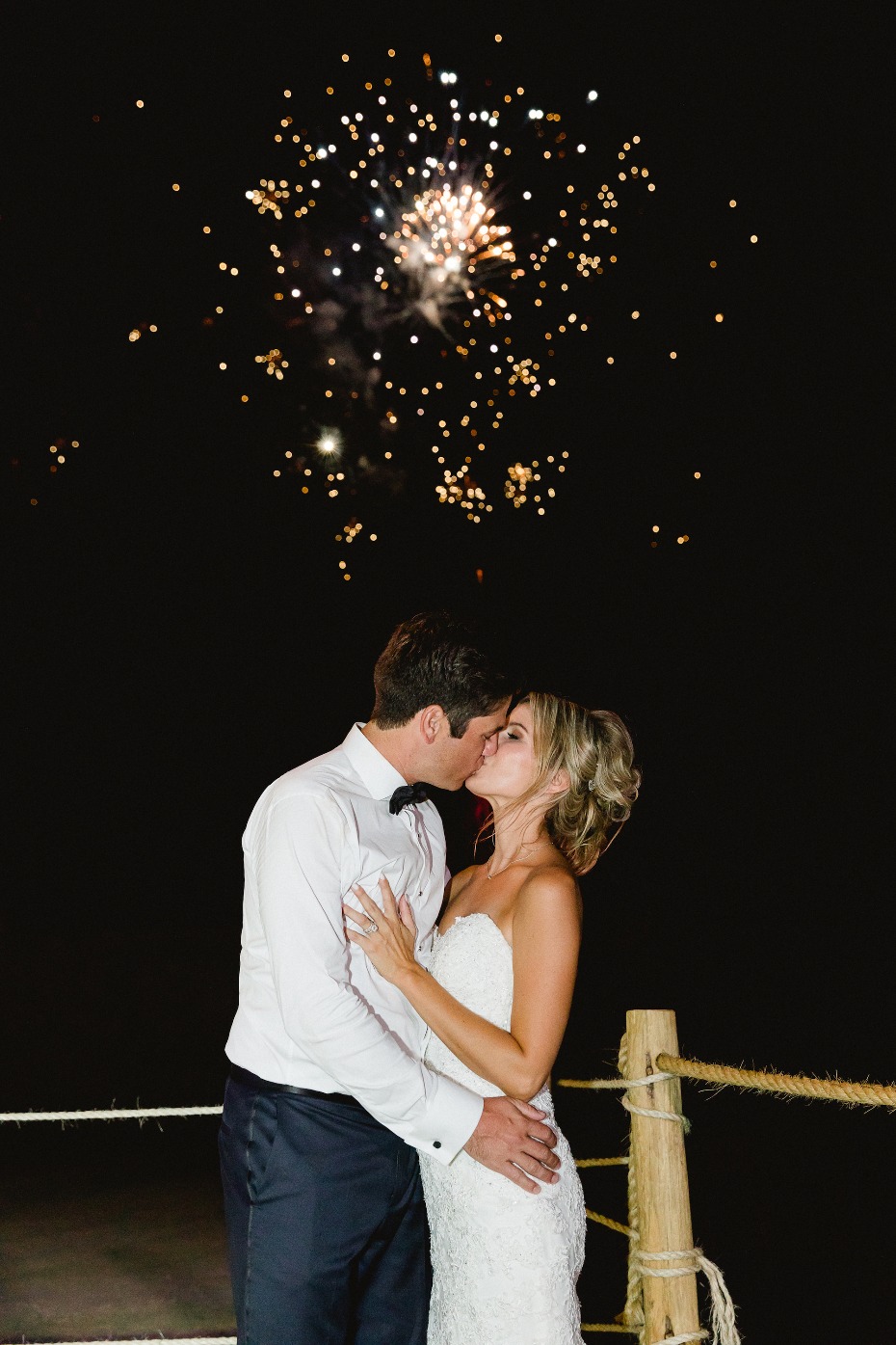 Fireworks for the newlyweds