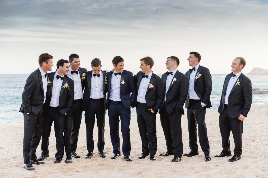 Classic look for the groomsmen