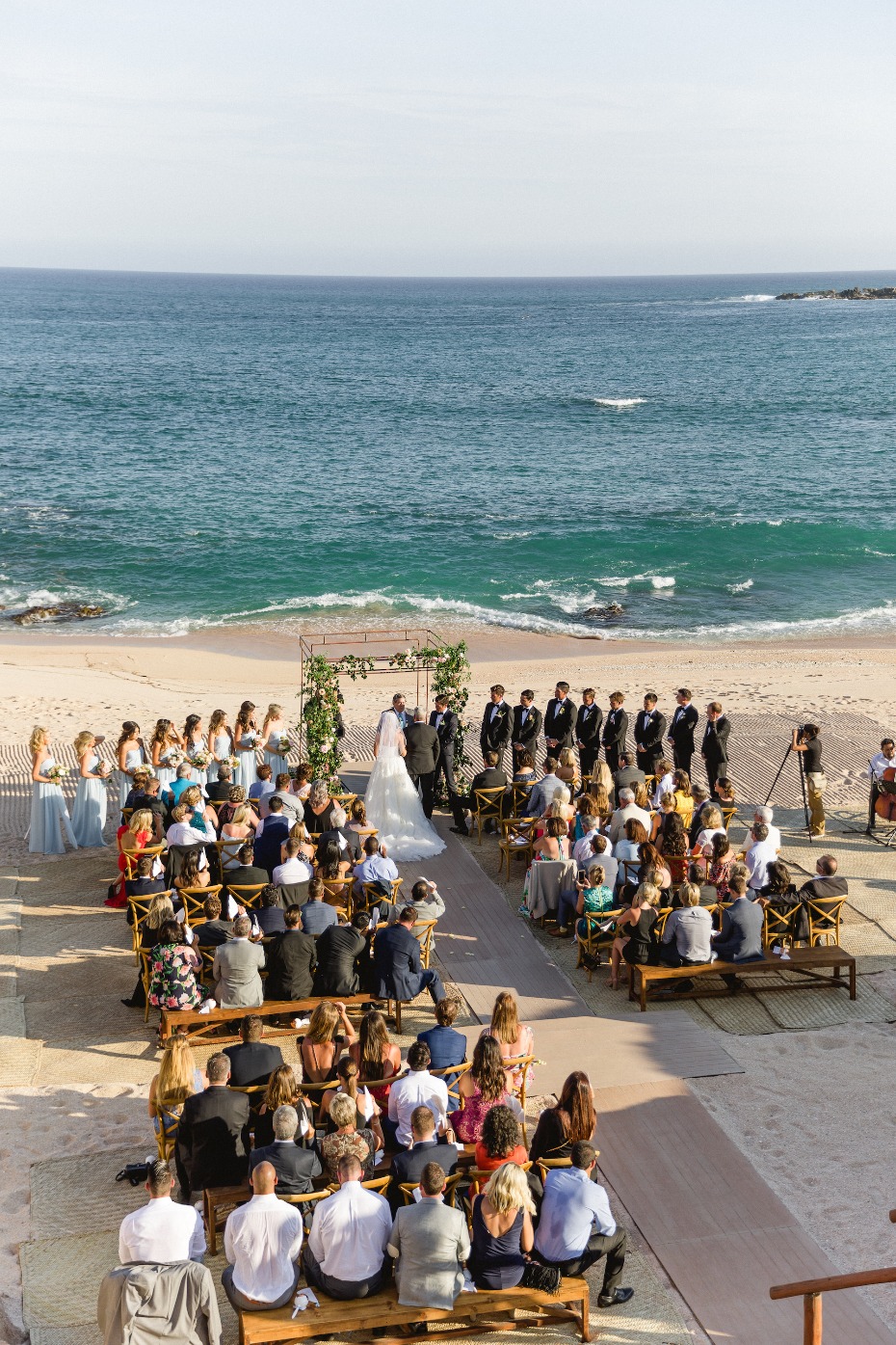 Gorgeous ocean front wedding in Mexico