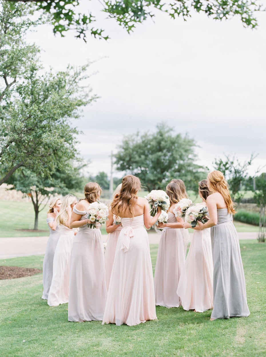 soft pastel bridesmaid dresses