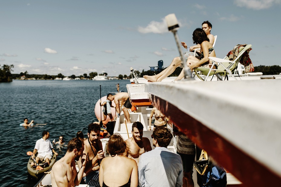 Celebrate love with a house boat after party