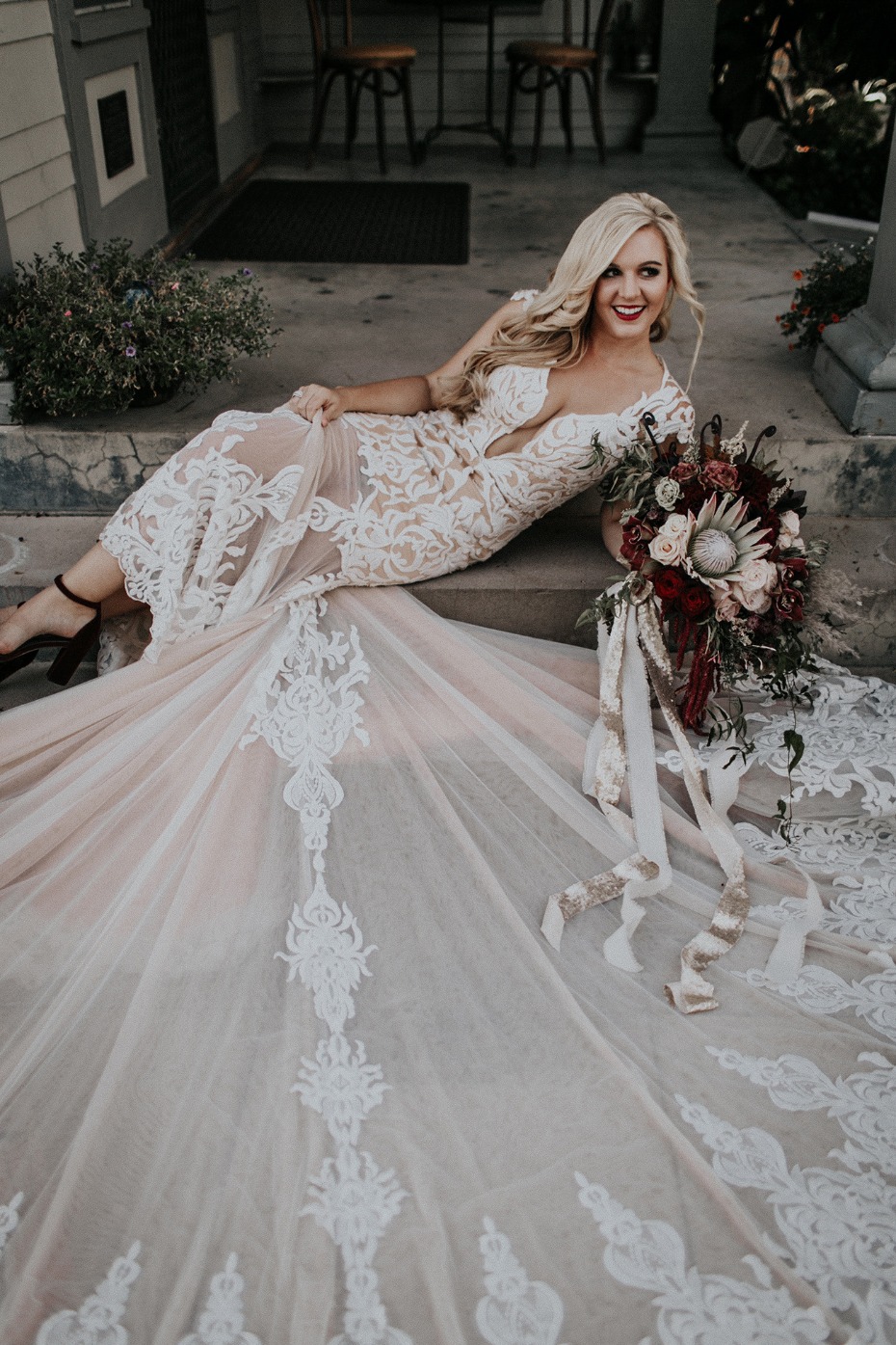 Stunning Calla Blanche wedding dress