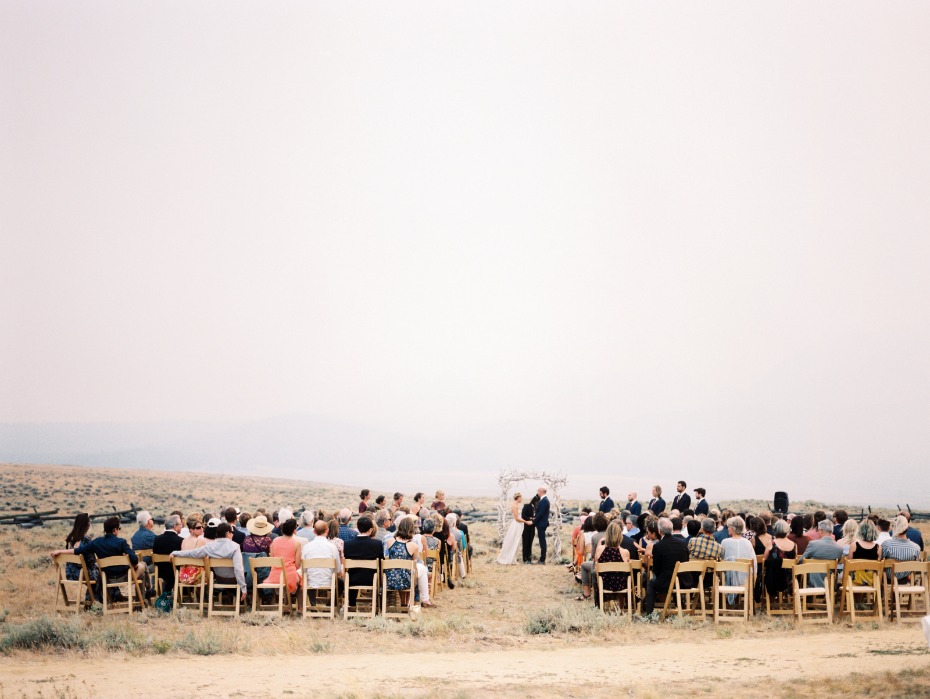 outdoor wedding ceremony