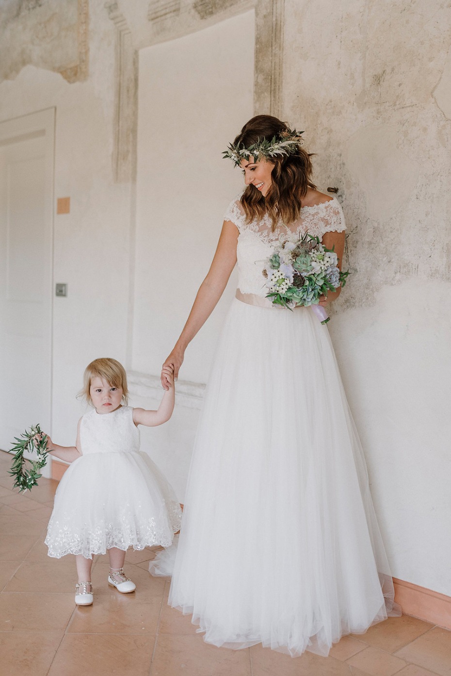 mother and daughter all ready for the big day