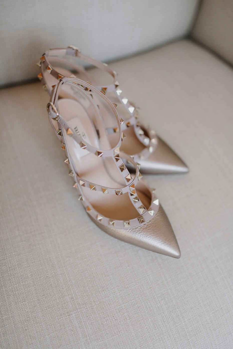 studded wedding shoes for the bride