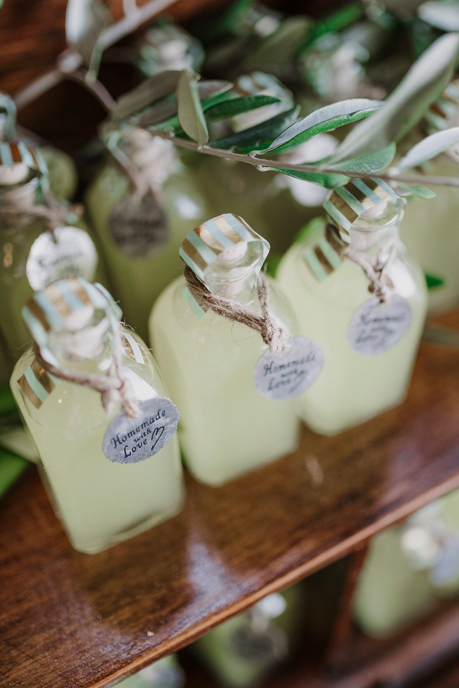 homemade wedding favors