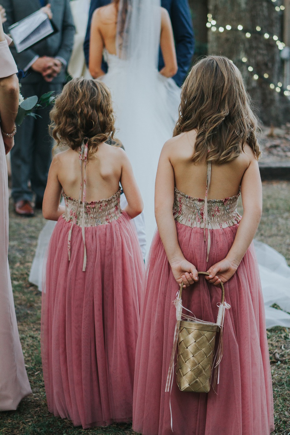 sweet floral and pink flower girls dresses