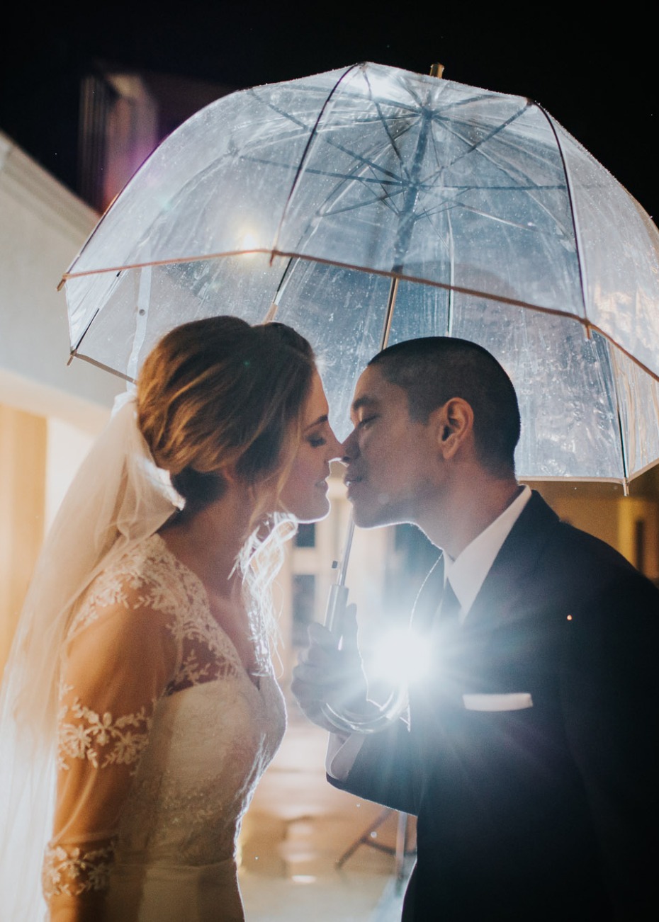 Umbrella kiss