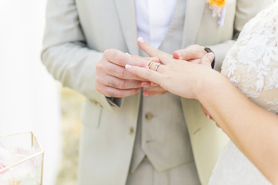 exchanging wedding rings
