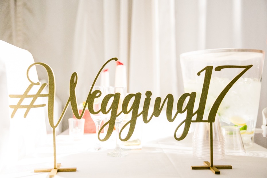 Wegan wedding sign