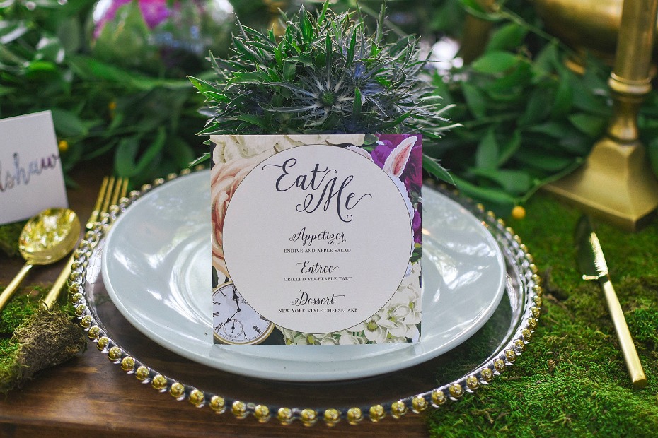 eat me wedding menu
