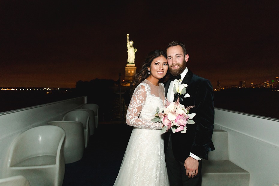 Catch some stunning and iconic NY sites on your wedding cruise