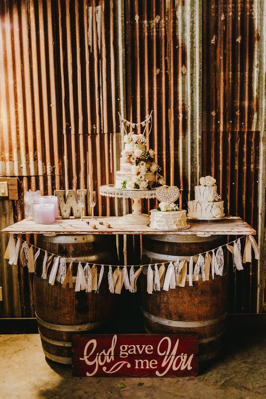 Wedding cake spread