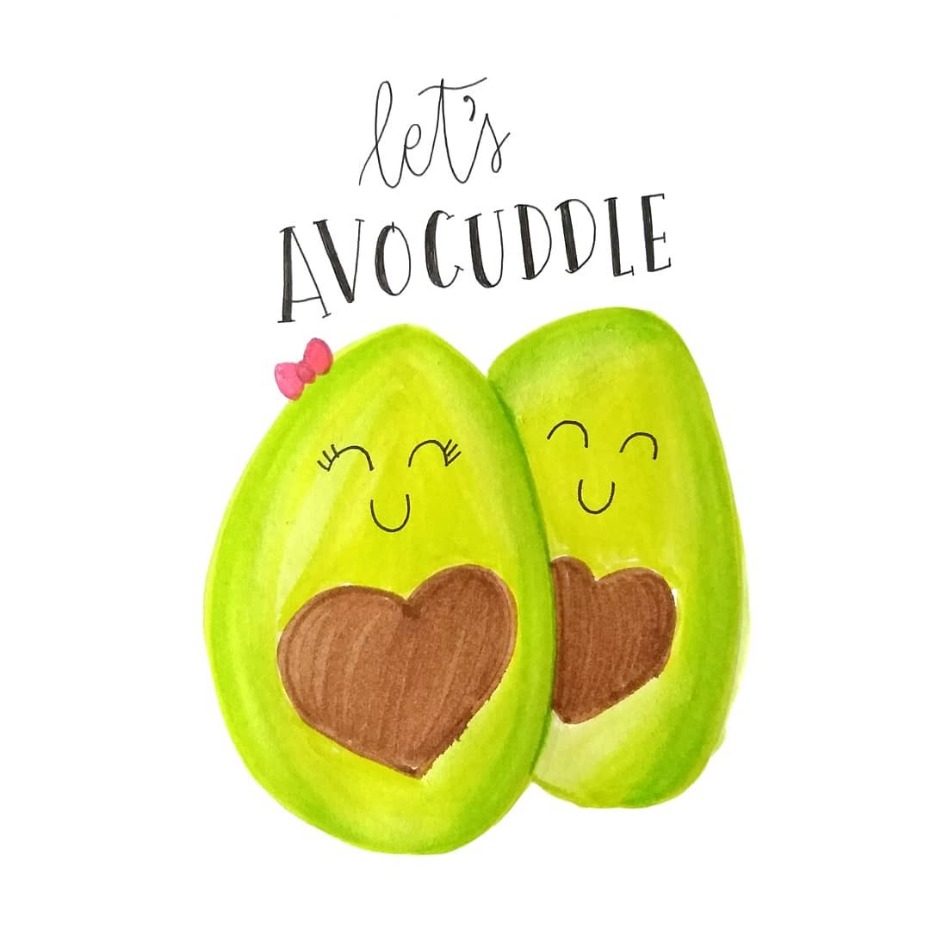 Avocado Proposal Let's Avocuddle