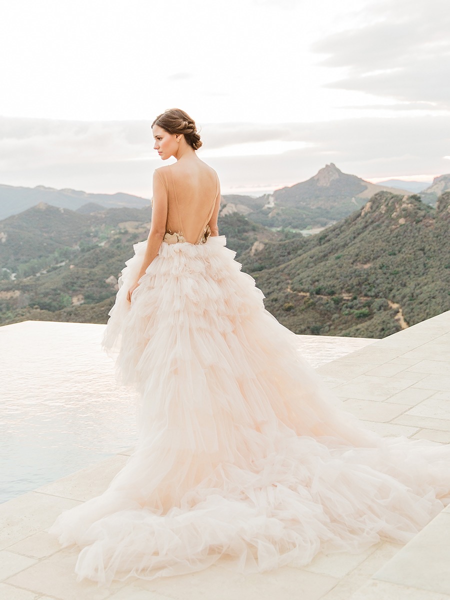 Ballet Bridal Style Meets Mount Olympus Like Venue in California