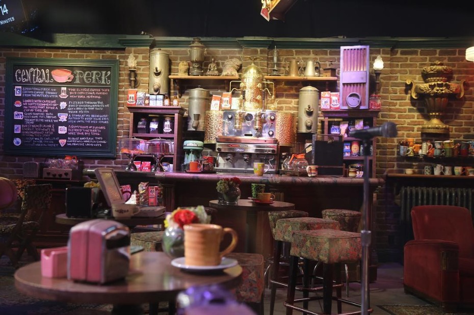 Central Perk Cafe from Friends, perfect for coffee and chats