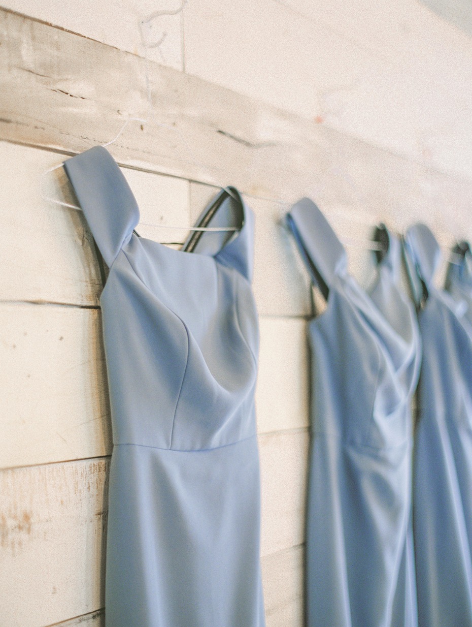 dusty blue bridesmaid dresses