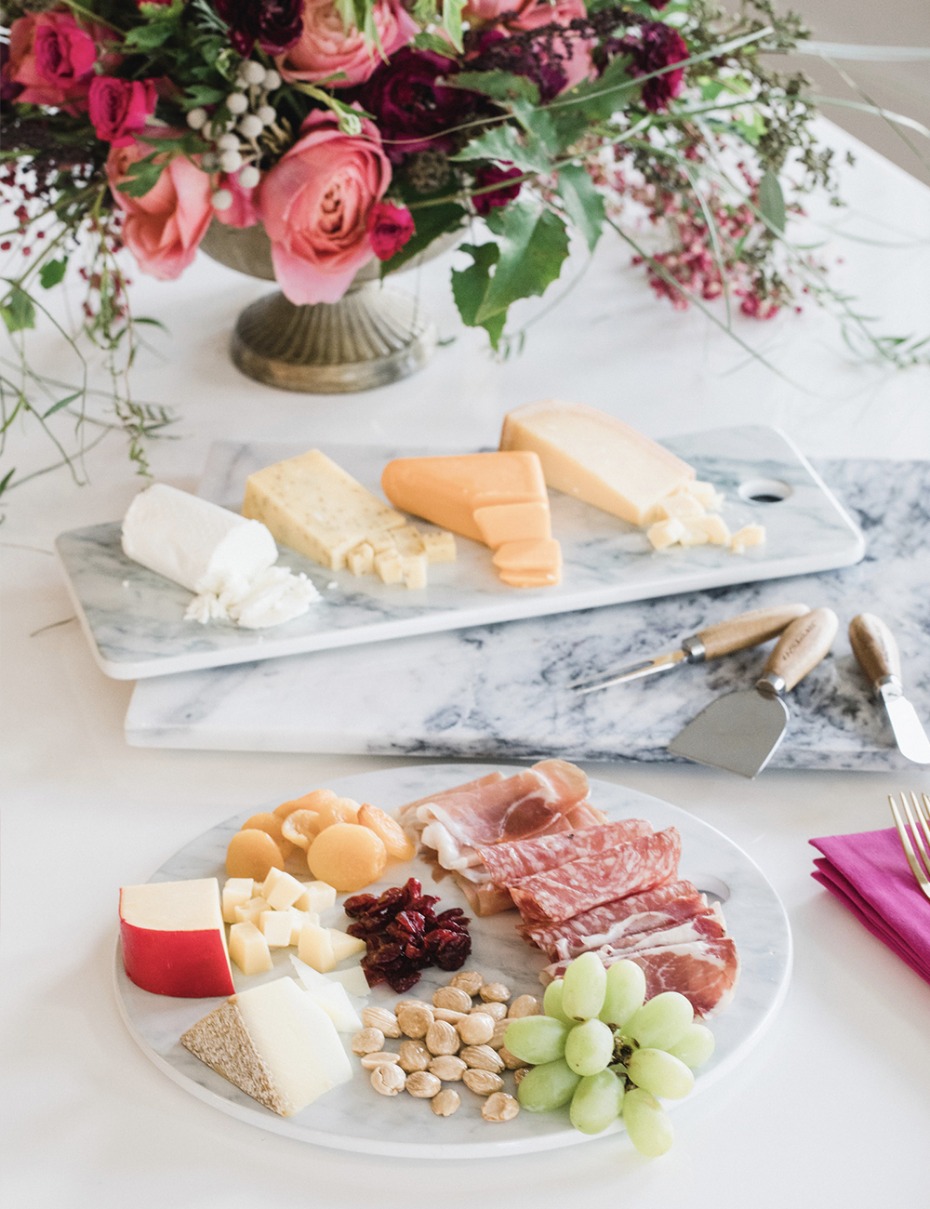 elegant cheese board