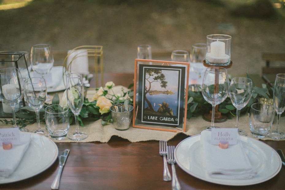 rustic seating table