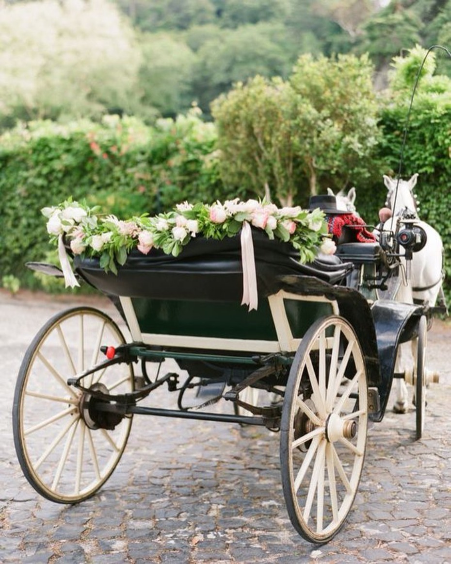 Horse and Carriage Wedding Trend