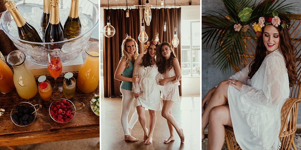 Industrial Tropical Bridal Brunch to Celebrate the Bride-to-be
