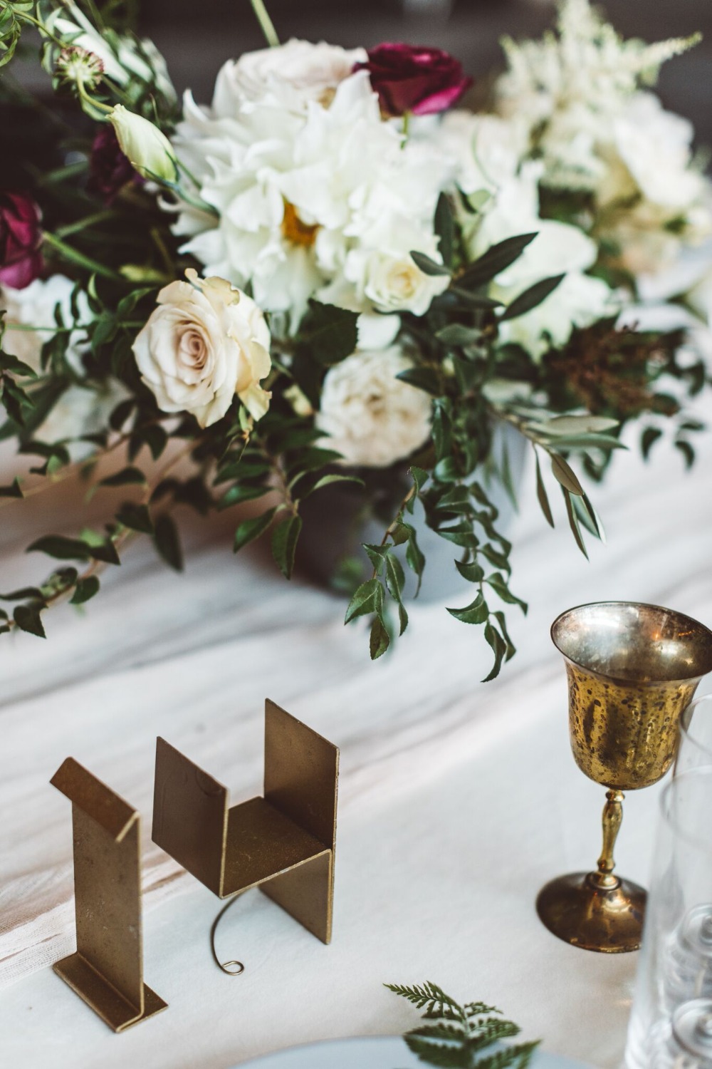 brass table numbers