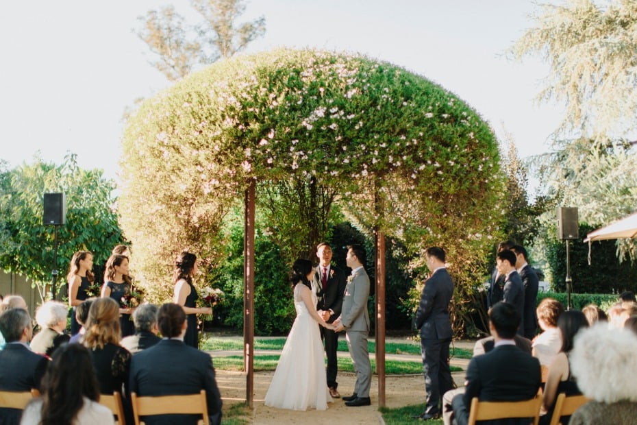 Ceremony at Farmstead at Long Meadow Ranch