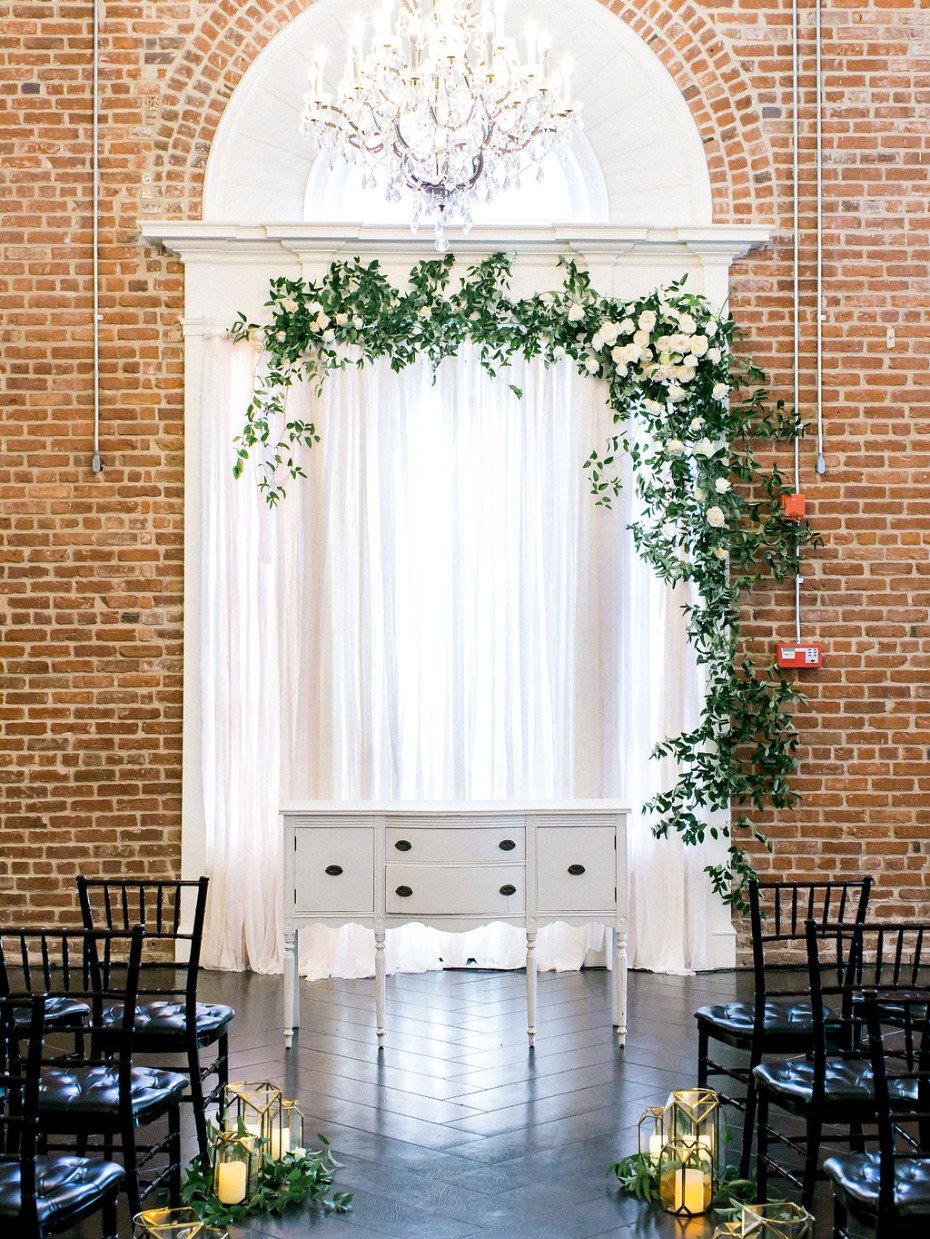 Industrial chic ceremony