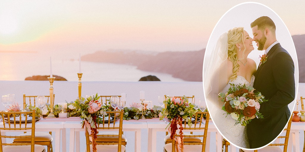 A Santorini Wedding At The Rocabella Hotel