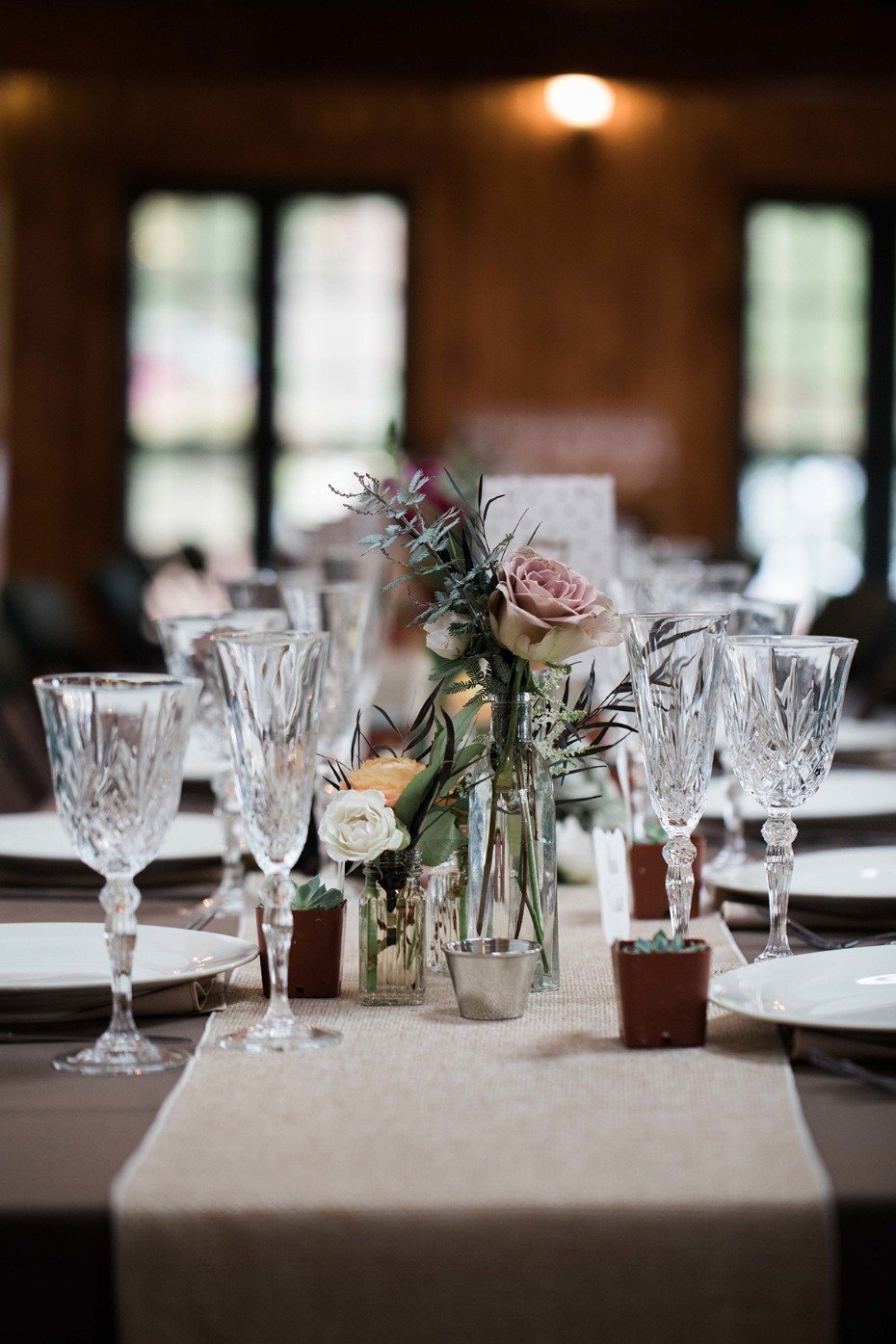 family style wedding table