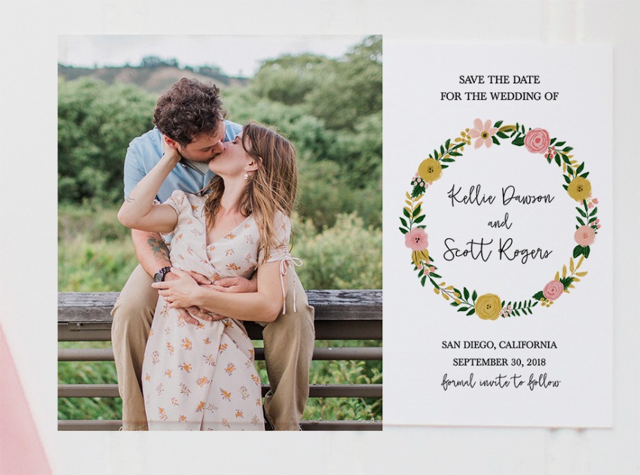 Free Photo Printable Save The Date CArd