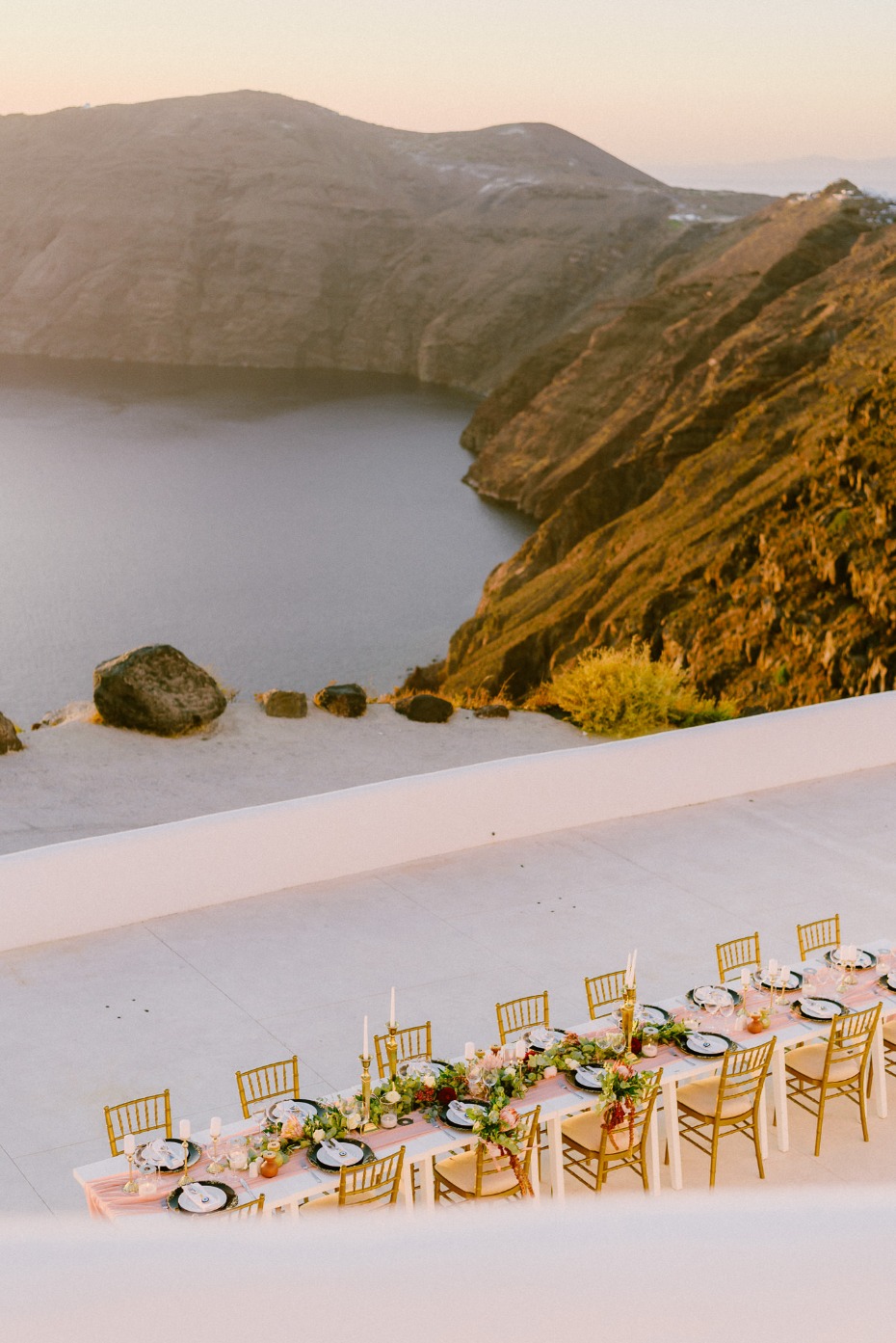 reception with a killer view