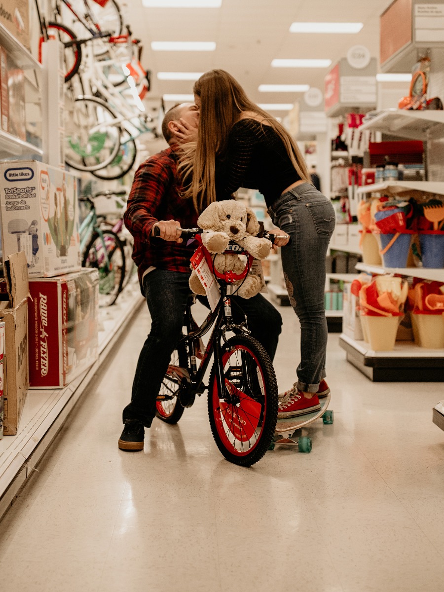 This Engagement Shoot at Target Proves Love is in Everyday Things