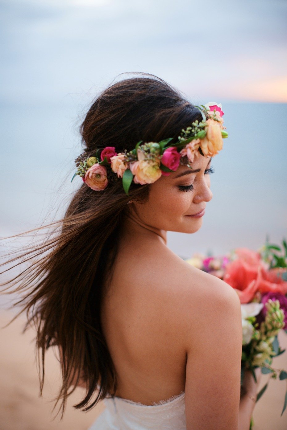 A Vintage Boho Chic Hawaiian Wedding You'll Go CocoNUTS For