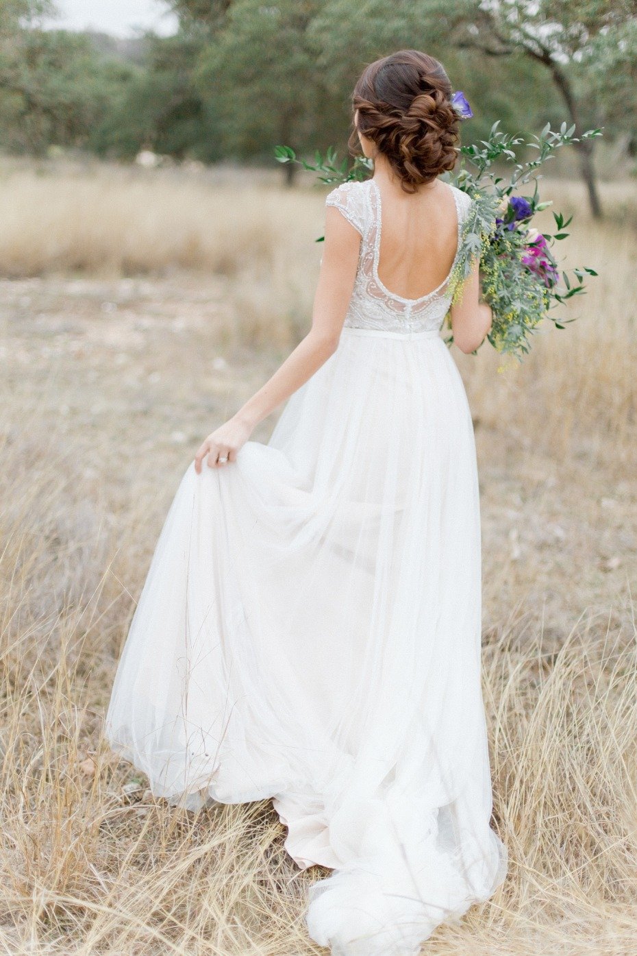 Low back Stella York gown