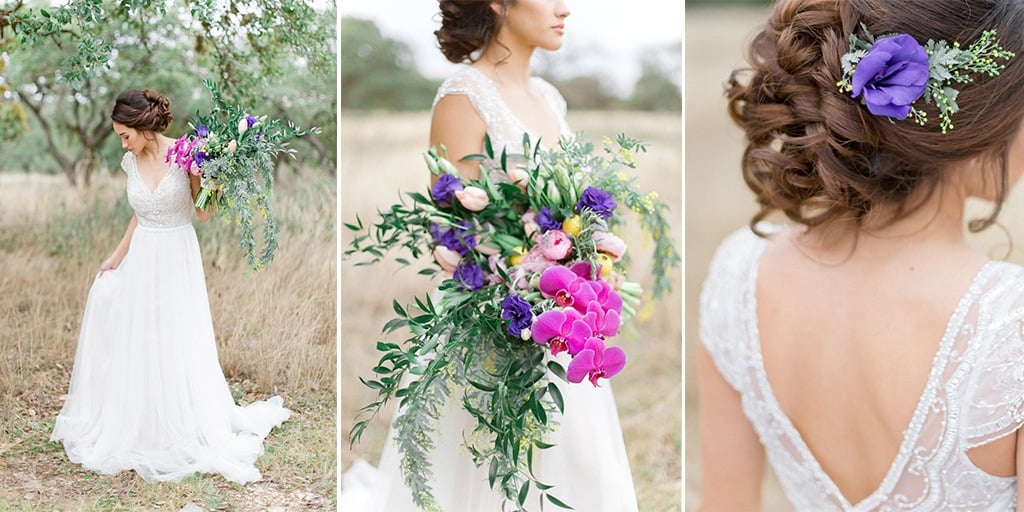A Fresh Spring Bridal Look That's Naturally Beautiful