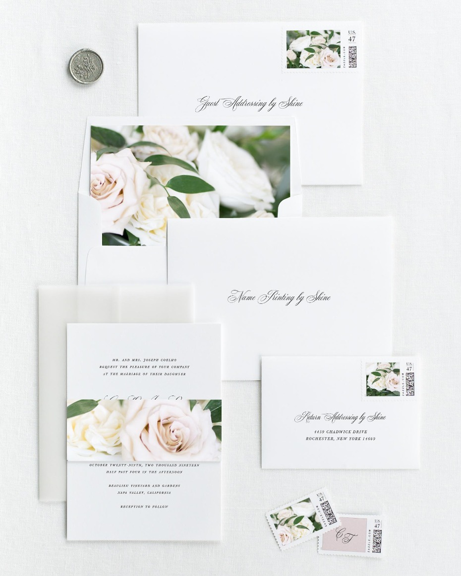Introducing the Camille Invitation Suite from Shine Wedding