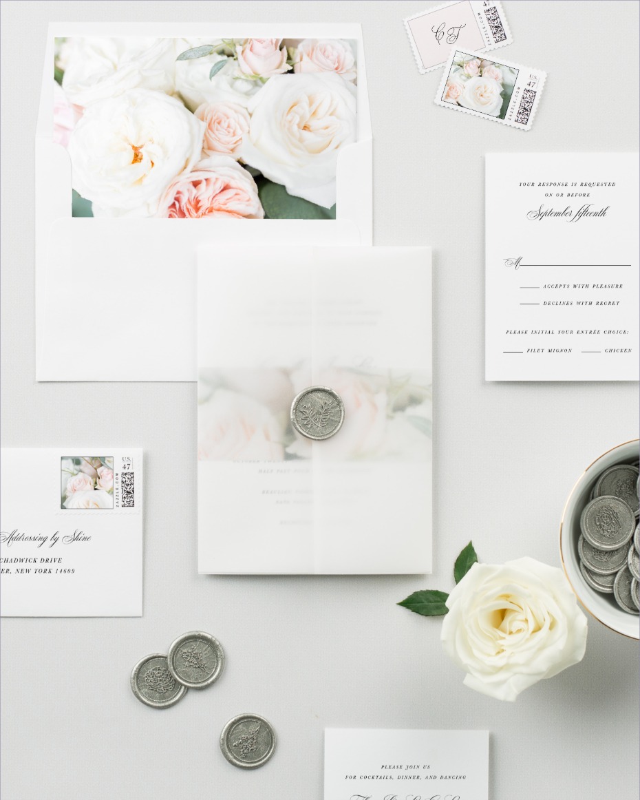 Introducing the Camille Invitation Suite from Shine Wedding
