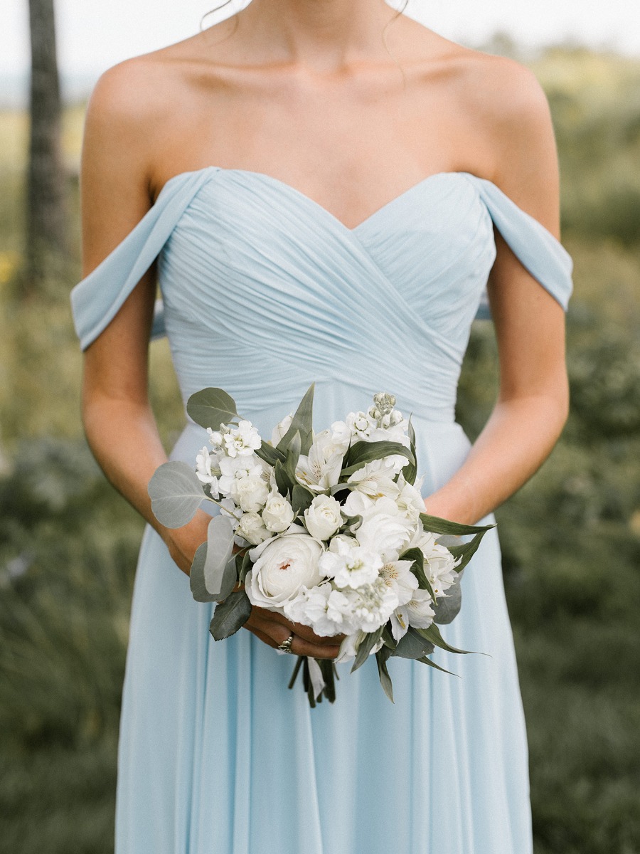 Elegant Blue and White Summer Chic Wedding at Beech Hill Barn