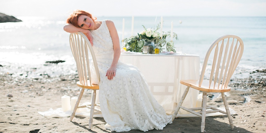 Elegant Meets Organic by the Sea Wedding Inspiration in Greece