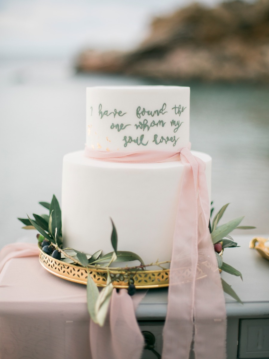 Elegant Meets Organic by the Sea Wedding Inspiration in Greece