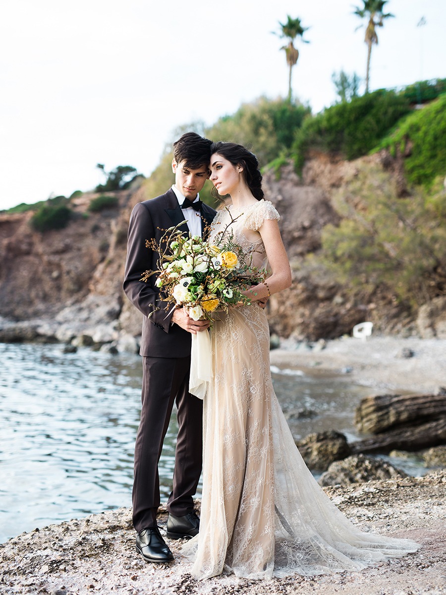 Gold And Yellow Wedding Ideas In Greece