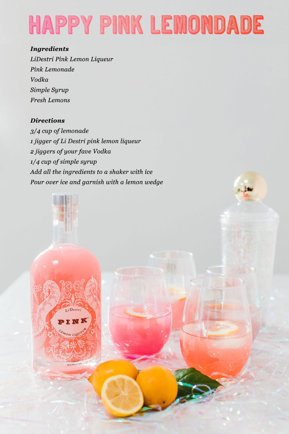Happy Pink Lemonade Recipe