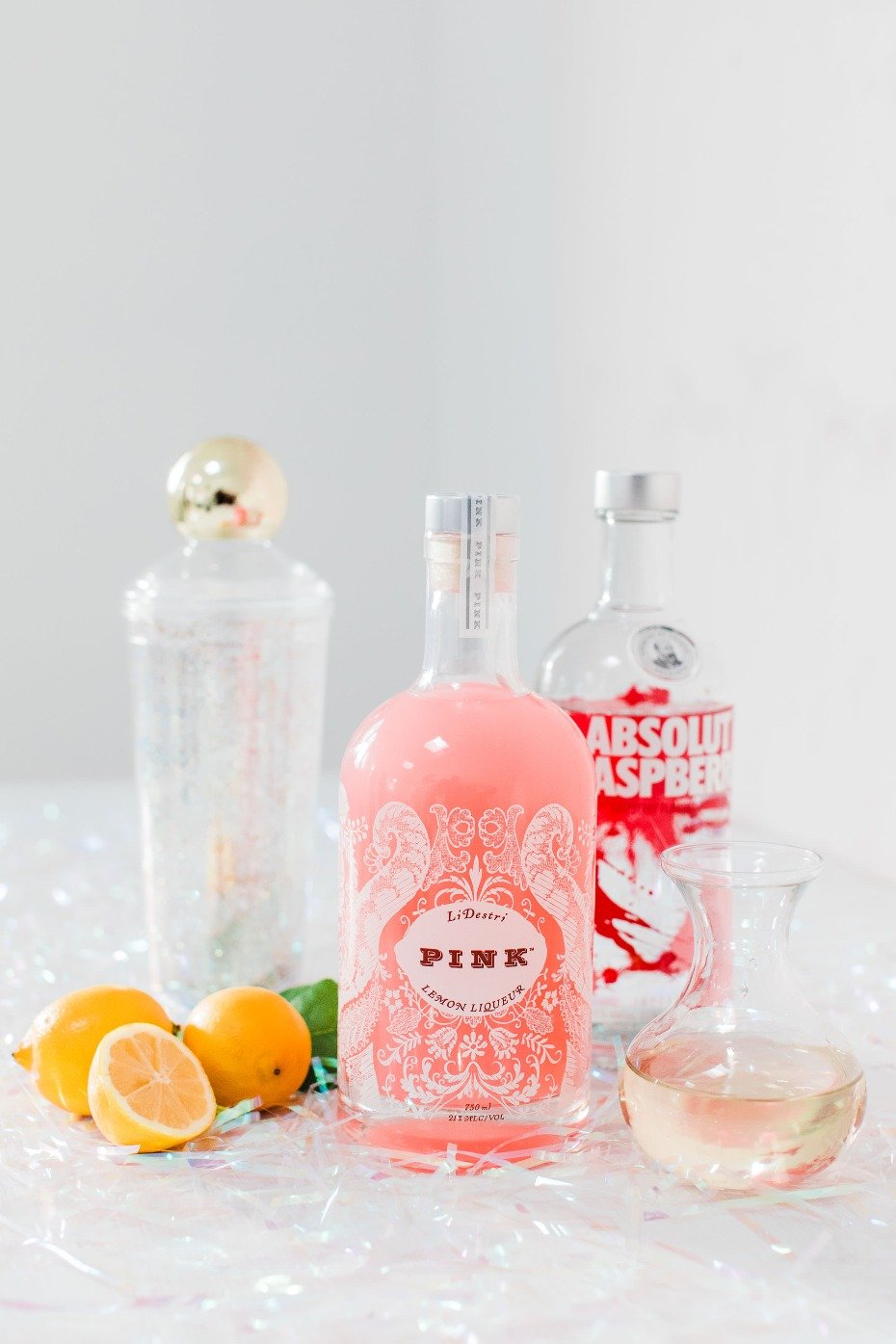 Bachelorette party drink recipe. Happy Pink Lemonade.