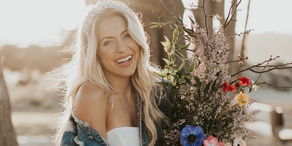 How To Style A David's Bridal Dress For a Boho Vibe